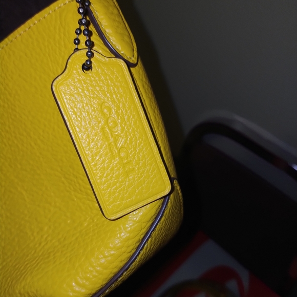 Coach yellow bag - Picture 4 of 5
